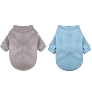 GYALAPERI Dog Sweater, 2 Pack Dog Sweaters for Small Dogs Girl Boy, Ultra Soft Warm Puppy Clothes Dog Coat for Winter (Large)