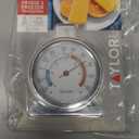 Taylor 5924 Large Dial Kitchen Refrigerator and Freezer Analog Thermometer, 3-Inch Dial, Easy to Read, Silver Finish, Accurate Temperature Monitoring (1 Pack)