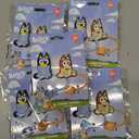 5 x Bluey straw toppers 5 pack 2 count ea