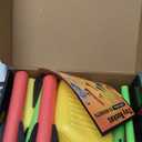 Rocket Launcher Power Air Toy Set with 10 Multi-Color Foam Rockets Launch Pad, Outdoor Activity Game