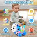 Musical Toy for 1 Year Old Boy Girl, Baby Toys 6-12-18 Months, Puppy Toddler Learning for 1 Year Old Boy Gifts, Bilingual Educational with Music Light, 1st Birthday Gift for Girl, Toddlers