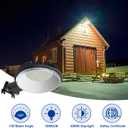 Karjoefar LED Barn Light, Dusk to Dawn Outdoor Lighting with 120W 15000LM 6500K Daylight, IP65 Waterproof Outdoor Security Lights for Garage Yard Street Warehouse Use
