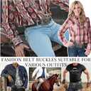 Western Belt Buckles Men - Cowboy Big Belt Buckle Vintage Mens Belt Buckles Gifts for Men & Women