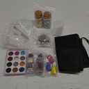 Zoncolor Epoxy Resin Silicone Molds Starter Kit - All in One Office Home Decor Art Clear Craft Jewelry Making Kit with Storage Bag Keychain Necklace