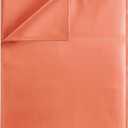 Queen Size Flat Sheet - Hotel Quality Top Flat Bed Sheet Only - Ultra-Soft, Comfy Breathable & Cooling - Fade & Wrinkle Free - Easy-Care, Stain & Shrink Resistant Bedding - Easy-Fit & Oeko-Tex - Coral