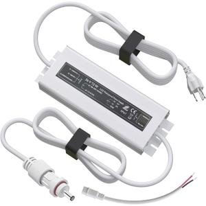36V Waterproof Power Adapter for Govee Permanent Outdoor Lights - Compatible with H705D, H705E, H705F, H706A, H706B, H706C Models (White) Reliable Replacement Charging Cable