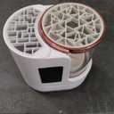 Electric Makeup Brush Cleaner Machine With Makeup Brush DryerHolderPortable Automatic USB Cosmetic Brushes Cleaner Tool for All Size Beauty Makeup Brush Set,Eyeshadow, Blush Brush (white)