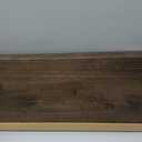 Live Edge Elm Floating Shelves For Wall - 55" W x 9.3" D Rustic Solid Long Wood Shelves with Invisible Bracket, Wall-Mounted Storage & Display Shelf for Living Room Bedroom Kitchen, Set of 1, Walnut