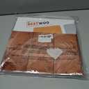 10 Sheet Thicker Peel and Stick Backsplash Tile, 12"x12" 3D Self Adhesive Square Mosaic Subway Checkered Vinyl Backsplash Stick on Wall Tiles for Bathroom, Kitchen, Living Room (10, Orange)