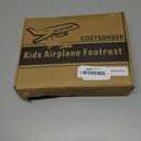 COZYBONDER Toddler Airplane Bed, Kids Airplane Seat Extender Travel Bed, Kids Airplane Travel Essentials, Airplane Must Have for Toddlers, Portable Plane Foot Rest for Flights