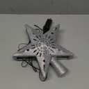 LED Projector Light Christmas Projector 5-Point Star Christmas Treetop with Built-in Rotating Magic Ball LED Tree Ornament Home Party Holiday Winter Xmas Decorations