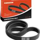 A-Premium Engine Serpentine Drive Belt Compatible with Kia Soul 2012-2013, Rio 2012 & Hyundai Accent 2012-2015, Veloster & Toyota Yaris, Yaris iA & Mazda MX-5 Miata & Scion iA, 1.5L 1.6L 2.0L