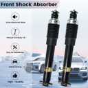 2PCS Front Shock Strut Absorbers Compatible for Cadi llac XLR 2004-2009, Compatible with Corvette C5 C6 2003-2013 (Front Struts)