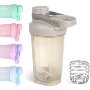 D.Y.A 16oz Shaker Bottle, Leak Proof Sports Shaker for Protein Shakes, Pre & Post Workout, BPA Free, Grey