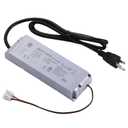 24V Dimmable LED Driver, 100W Dimmable LED Driver, Magnetic, 110V AC to 24V Transformer, Compatible with Lutron & Leviton Dimmers, LED Power Supply with Removable AC Cord