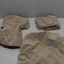 Genina Waterproof Seat Covers for Dining Room Chairs, Stretch Chair Seat Covers Removable Washable Dinning Room Kitchen Chair Cushion Slipcovers (Leaves-Taupe, 4 PCS)