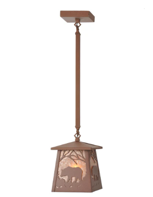 Vintage Outdoor Pendant Light Fixture for Porch Gazebo