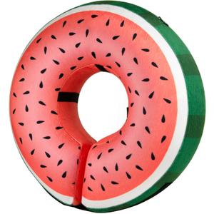 BENCMATE Inflatable Dog Cone Collar Alternative, Soft Dog Cone for Small Medium Large Dogs and Cats, Neck Recovery ECollar Donut Collar After Surgery (Large, Watermelom)