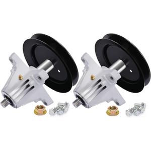 918-04822A 918-04822B 618-04822 918-04889 Spindle Assembly - Replace for MTD, Troy-Bilt, Craftsman, Cub Cadet 30in Mini Riders and 42 inch Zero-Turn Mowers Deck - with Blade Nut, 2 Pack