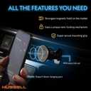 HUSSELL Magnetic Phone Car Mount, Air Vent Phone Mount for Car 360 Adjustable Universal Magnet Phone Holder - Compatible with Any Cell Phone, iPhone Galaxy LG Huawei