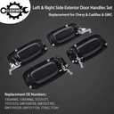Exterior Door Handle Set, Compatible with 1999-2007 Chevy Silverado Suburban Tahoe Avalanche, GMC Sierra Yukon, Cadillac Escalade, Front & Rear Left Driver & Right Passenger | 15034986 15721571 77262
