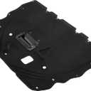 HECASA Engine Splash Shield Compatible with 2021-2025 Ford Bronco Sport Lower Engine Under Cover Guard Black Replacement for FO1228183