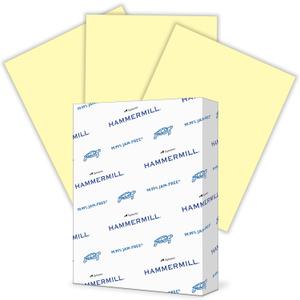 Hammermill Colored Paper, 20 lb Canary Printer Paper, 8.5 x 11-1 Ream (500 Sheets) - Made in the USA, Pastel Paper, 103341R, 1 Ream | 500 Sheets, Letter (8.5x11)