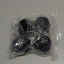 Facmogu 4PCS Black Microphone Ball Head Mesh Grill, SM58 Style Brushed Nickel Replacement Microphone Grille Head with Inner Foam, Mic Grill Replacement Compatible with SM58 SM58S SM58LC BETA58 BETA58A