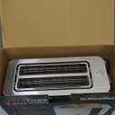 Mueller UltraToast Full Stainless Steel Toaster 4 Slice, Long Extra-Wide Slots for Bagels and Waffles, 6 Browning Levels, LED Display, Cancel/Defrost/Reheat Functions & Removable Tray, Kitchen Gadgets