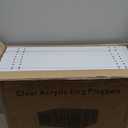 Clear Acrylic Dog Play Pen Indoor - 59 Inch 10-Panel Pet Enclosure for Small Dogs & Cats, Outdoor Use with Door, Easy Assemble & Cleaning