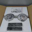 Morauroral Brushed Gold Battery Operated Wall Sconces Set of Two, Rechargeable Wall Sconce with Dimmable Remote Control, 20 Inch Wireless Sconce Wall Light for Bedroom, Living Room (Bulbs Included)