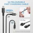 BIYTC 280W USB Tip Charger Compatible with MSI GS77 GE66 GE68 GE76 Raider GE68HX GE78HX GP66 Leopard a18-280p1a adp-280eb chicony Stealth GS77 Msi 280w Laptop Charger Power Supply Adapter Cord
