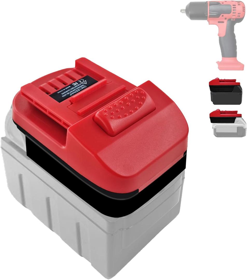 for Snap on 18V Adapter,for DeWalt 20V and for Milwaukee M18 18V Battery Convert to Work for Snap on 18Volt CTB8185 CTB7185 CTB8187 Cordless Power Tool