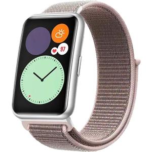 KIUFWARS Nylon Sport Loop Band Compatible with Apple Watch Bands Women Men