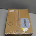 Floor Lamps for Living Room, Black Floor Lamp Adjustable Height Standing Lamp, Dimmable Modern Tall Floor Lamp for Bedroom Office with Beige Linen Shade, 8W 3000K Bulb Included