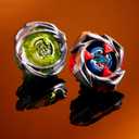 Beyblade X Drop Attack Battle Set with Beystadium Arena, 2 Takara Tomy Tops & Launchers, Impact Drake 9-60LR & Hover Wyvern 3-85N, Battling Game Toys, Ages 8+