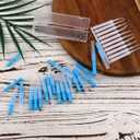 Gosknor 40pcs Shower Head Cleaning Tool Kit, 2 Designs Showerhead Cleaner Brushes and Multi-Size Unclogging Picks Nozzle Unclogger Accessories for Bathroom Tiny Mini Small Hole Sink Gaps