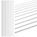 141Pcs 40cm Lengh Straight Stainless Steel Spring Wire Assortment Kit, Hard Steel Straight Wire Diameter 0.2mm 0.3mm 0.4mm 0.5mm 0.6mm 0.8mm 1mm 1.2mm 1.4mm 1.6mm 1.8mm 2mm 3mm