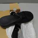 COFACE Women’s Orthotic Sandals Ladies Fashion Breathable Mesh Mules Round Toe Backless Loafers Slides Adjustable Wedge Heel Cushion Walking Sandles With Comfortable Arch Support (Black) 9