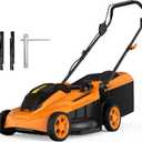 40V Cordless Lawn Mower (No Battery) Compatible with Dewalt 2 * 20VMax Battery, 18" Electric Lawn Mower with 6 Heights Adjustment, Brushless Electric Mower for Garden, Yard