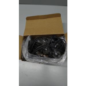 CALEX Festoon Christmas Lights Outdoor, 75 LED Bulbs, 150FT/ 45M Warm White Garden String Light, IP44 Waterproof, Remote Control