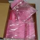 Minatee 150 Pieces Disposable Cutlery Set Plastic Silverware Heavy Duty Utensil Sets 50 Forks 50 Knives 50 Spoons for Home Office School Party Picnics Restaurant Outdoor Events(Pink)