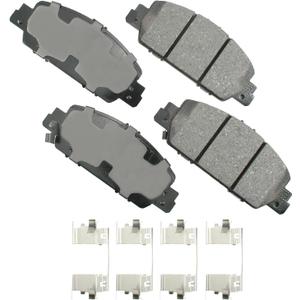 Akebono Brake Pads, ProACT, Front, compatible with Honda 2013-2019, Set of 4