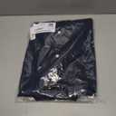 Amazon Essentials Men's Long-Sleeve Slim-Fit Stretch Poplin Shirt (Navy)