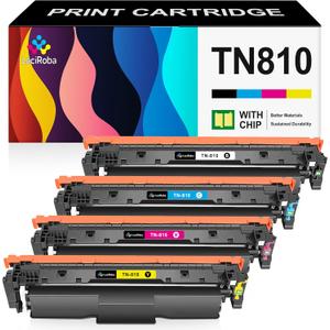 LeciRoba TN810 TN-810 Compatible Toner Cartridge Replacement for Brother TN810 TN810XL TN 810 XL for Brother MFC-L9610CDN HL-L9410CDN HL-L9430CDN HL-L9470CDN MFC-L9630CDN MFC-L9670CDN Printer (4-Pack)
