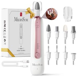 MelodySusie Anti-Dust Pedicure Nail Drill PC760G for Thick Toenail Filing