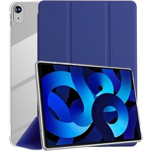 Compatible with iPad (A16) 11th Generation 11 Inch 2025/ iPad 10th Generation 10.9 Inch 2022 Case, Hybrid Cover with Soft TPU, Supports Touch ID, Auto Wake/Sleep (Dark Blue)
