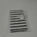 BOXAN Classic Black and White Striped Table Runner, Modern Stripes Pattern Elegant Cotton Canvas Table Top Decor for Art Deco Wedding, Bridal Shower, Bachelorette Party Decorations, 12" x 108"