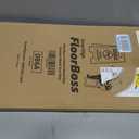 SmartSign Folding Floor Sign, Legend "Caution Watch Your Step" with Graphic, 25" high x 12" wide, Black/Red on Yellow