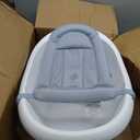 Skip Hop Baby Bath Tub 4-in-1 Grow with Baby Infant to Toddler Bathtub with Supportive Sling and Sit-Up Support Wave Age 0m+